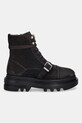 AllSaints botki zamszowe ASTRID SUEDE BOOT W004FD brązowy AW25