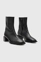 AllSaints stivaletti alla caviglia in pelle AVRIL BOOT W013FC nero AW25