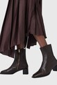 Kožené členkové topánky AllSaints AVRIL BOOT W096FC