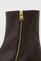AllSaints botki skórzane AVRIL BOOT brązowy W096FC