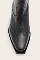 AllSaints kowbojki skórzane DOLLY BOOT W063FC czarny