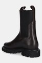 Obuwie AllSaints sztyblety skórzane HALLIE BOOT W115FB.BRN brązowy