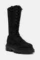 Μπότες nubuck AllSaints JAY BOOT χωρίς μόνωση μαύρο W062FD