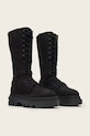 Ботинки из нубука AllSaints JAY BOOT W062FD чёрный AW25