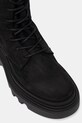 Μπότες nubuck AllSaints JAY BOOT μαύρο W062FD