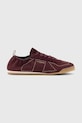Kožené tenisky AllSaints Kenny Stud Runner přírodní kůže burgundské W056FD
