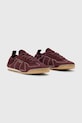 Kožené tenisky AllSaints Kenny Stud Runner W056FD burgundské AW25