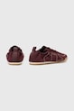 Boty Kožené tenisky AllSaints Kenny Stud Runner W056FD burgundské