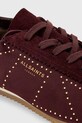 Kožené tenisky AllSaints Kenny Stud Runner burgundské W056FD