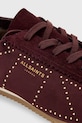 Kožené tenisky AllSaints Kenny Stud Runner burgundské W056FD