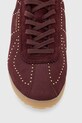 Kožené tenisky AllSaints Kenny Stud Runner W056FD burgundské