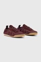 Δερμάτινα αθλητικά παπούτσια AllSaints KENNY STUD RUNNER W056FD κόκκινο AW25
