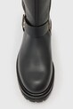 AllSaints ghete de piele MADDIE HIGH BOOT W185FB negru
