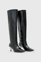 AllSaints cizme ODYSSEY LOW BOOT W019FD negru AW25