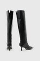 Încălțăminte AllSaints cizme ODYSSEY LOW BOOT W019FD negru