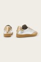 Obuv Kožené tenisky AllSaints THELMA MET SNEAKER W072FB.SILV strieborná