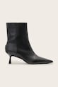Кожаные полусапожки AllSaints VIVIAN BOOT без утепления чёрный W008FD.BLK
