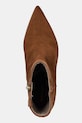 Gležnječe od brušene kože AllSaints VIVIAN SUEDE BOOT smeđa W009FD