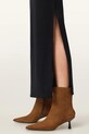 AllSaints botki zamszowe Vivian Suede Boot W009FD brązowy