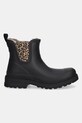 Verbenas stivali di gomma LUA MATE ANIMAL FUR 9302180944.BLACK nero AW25
