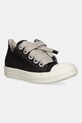 Rick Owens DRKSHDW plimsolls Jumbolace Low Sneaks textile brown DS02E7819.DOW2
