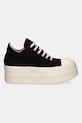 Rick Owens DRKSHDW tenisówki Double Bumper Low Sneaks DS02E7832.BMO czarny AW25