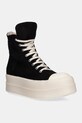 Rick Owens DRKSHDW trampki Double Bumper Sneaks tekstylny czarny DS02E7831.BMOEM8