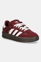 adidas Originals sneakersy Samba XLG skóra zamszowa bordowy JR0925