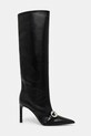 Kožené kozačky Coperni Belt Boot COPSH86F6058 černá AW25