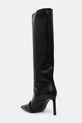 Boty Kožené kozačky Coperni Belt Boot COPSH86F6058 černá