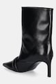 Încălțăminte Coperni cizme de piele Ankle Heeled Belt Boots COPSH87F6058 negru