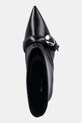 Coperni botki skórzane Ankle Heeled Belt Boots czarny COPSH87F6058