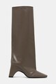 Coperni kozaki skórzane Bridge Boot COPSH03F6004 brązowy AW25
