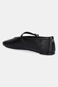 Obuwie Nokwol baleriny skórzane Lova Lova.Black.Leather czarny