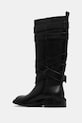 Boty Kožené kozačky Andersson Bell Layered Strap Boots aaa483w černá