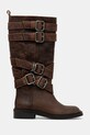Andersson Bell leather boots Layered Strap Boots aaa484w brown AW25