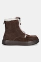 Twinset botki zamszowe 252TGT01C.00203 brązowy AW25