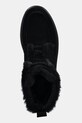 Twinset botki zamszowe czarny 252TGT01C.00006