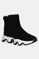 Sorel śniegowce zamszowe KINETIC IMPACT SHORT BOOT na zamek czarny 2111921010