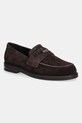 Nokwol mokasyny zamszowe Moto płaski brązowy Moto.Brown.Suede
