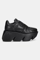 United Nude sneakersy skórzane Bull Puffy Sneaker 1096401170 czarny AW25