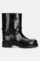 Pollini botki skórzane PA21084G0NPC0000 czarny AW25