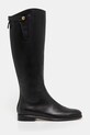 Kožené čižmy Pollini PA26133C0NPA0000 čierna AW25