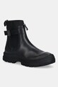 Gležnjače Barbour Klara Chelsea Boot zrnata koža crna LFO0787BK91