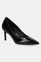 BOSS tacchi in pelle Gracey pelle fiore nero 50552787.001