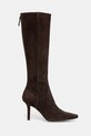 BOSS kozaki zamszowe Charlize 50553013.502 brązowy AW25