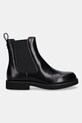 BOSS sztyblety skórzane 50552775 50552775.001 czarny AW25