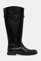 Кожаные сапоги BOSS Lycia 50552801.001 чёрный AW25