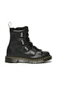 Dr. Martens workery skórzane 1460 LTT Fur Lined platforma czarny DM31876001