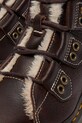 Dr. Martens workery skórzane 1460 LTT Fur Lined brązowy DM41417200